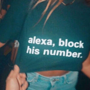 Alexa, block his number.